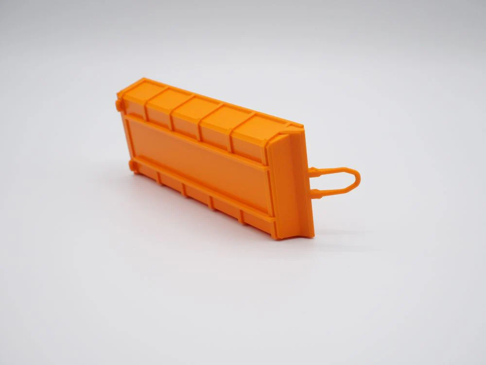 150380 -3D-Faktory - Abrollcontainer 7,2m³- ineinander stabelbar - Maßstab 1:50 -orange