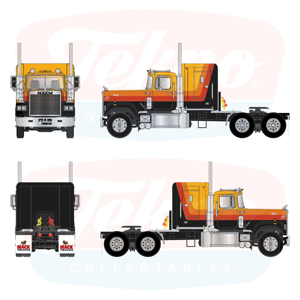 89357 - Tekno - MACK Super Liner 3achs Zugmaschine
