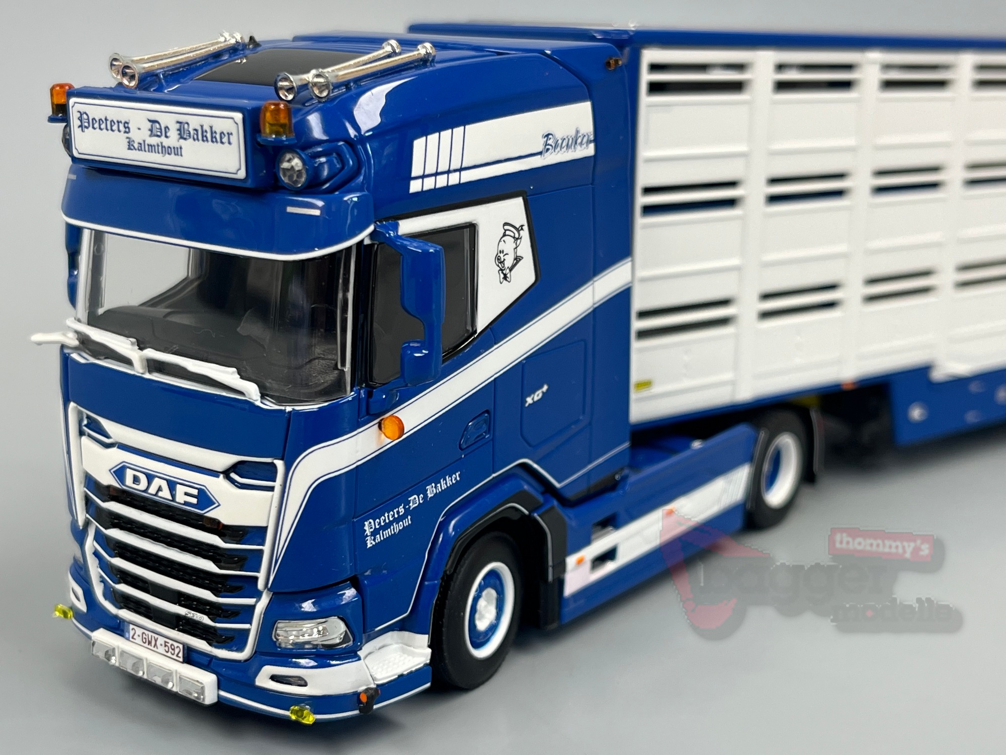01-5191 - WSI -DAF XG +MY25 Viehtransporter "Peeters de Bakker "BE"