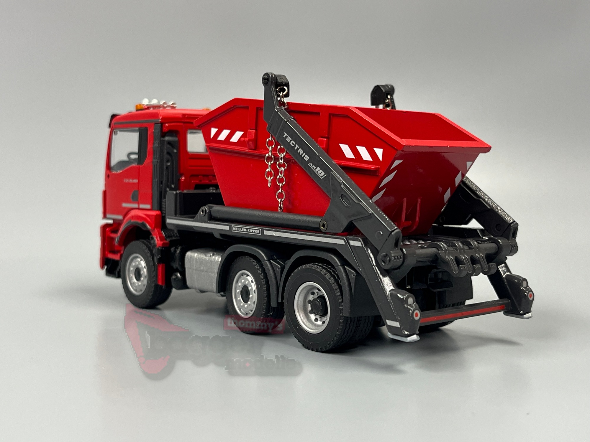 81264 - Conrad - MAN TGS NN 26.480 6x2 Meiller Tectris AK18 Absetzkipper, rot