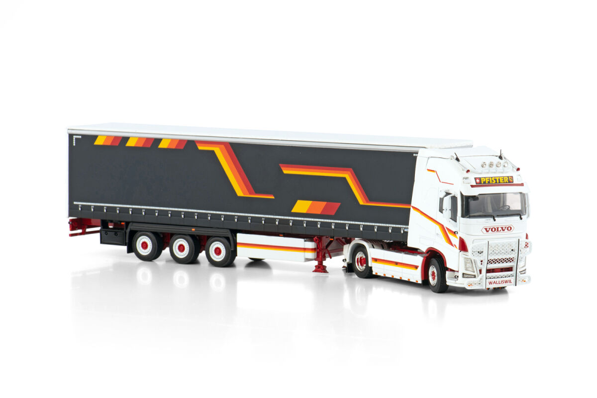 02-3271 - WSI - Volvo FH4GL XL Planenauflieger 3achs - Pfister -CH