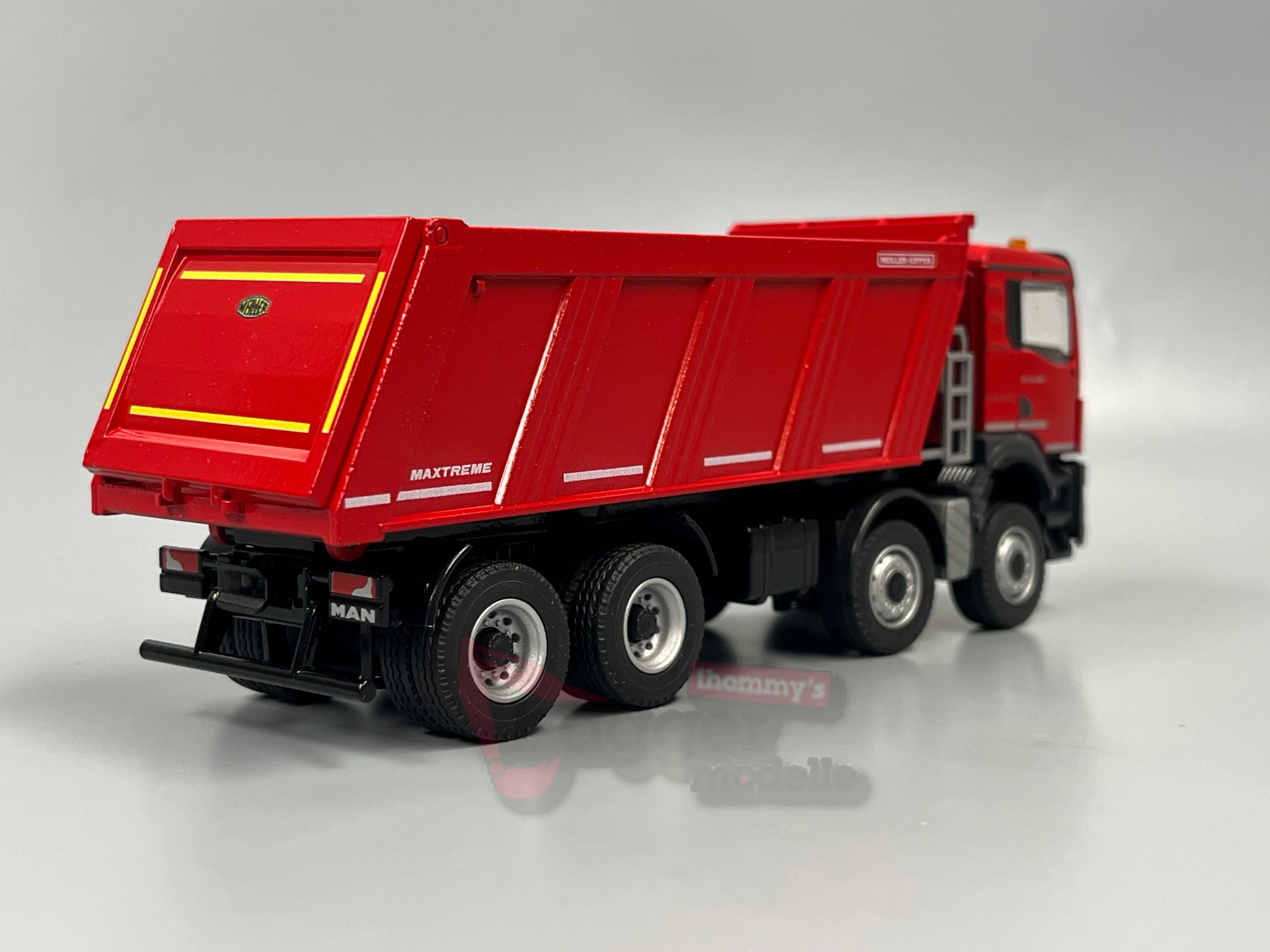 81259-3 -Conrad - MAN TGS NN 41.480 8x8 Meiller Hinterkipper  rot