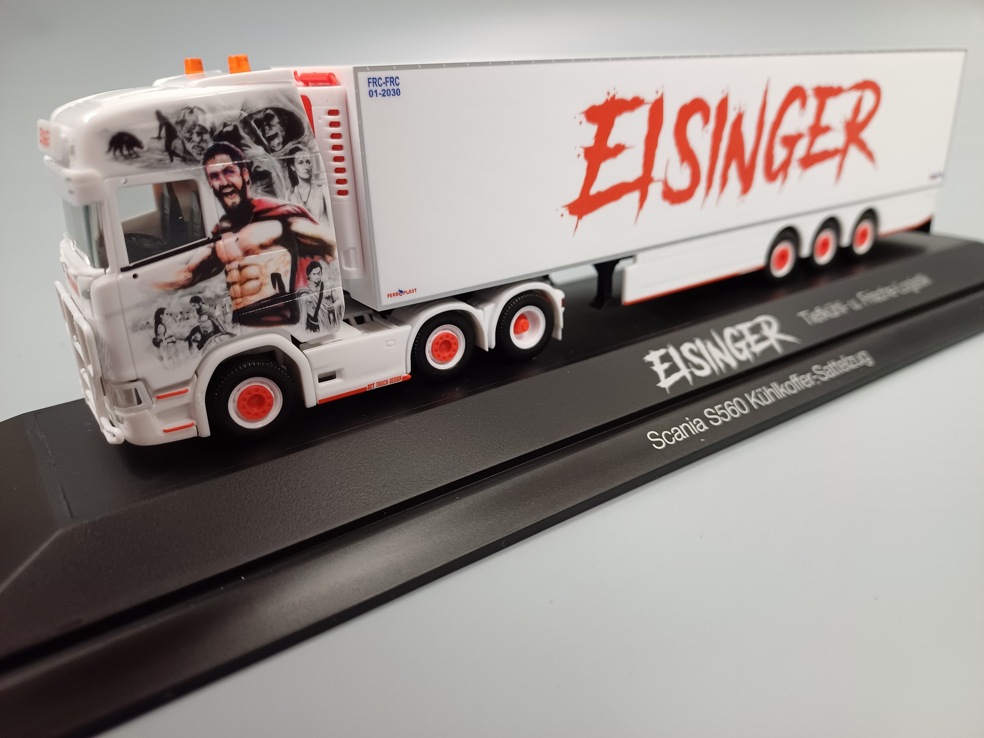 122306 - Herpa - Scania CS 20 HD Kühlkoffer-Sattelzug "Eisinger"