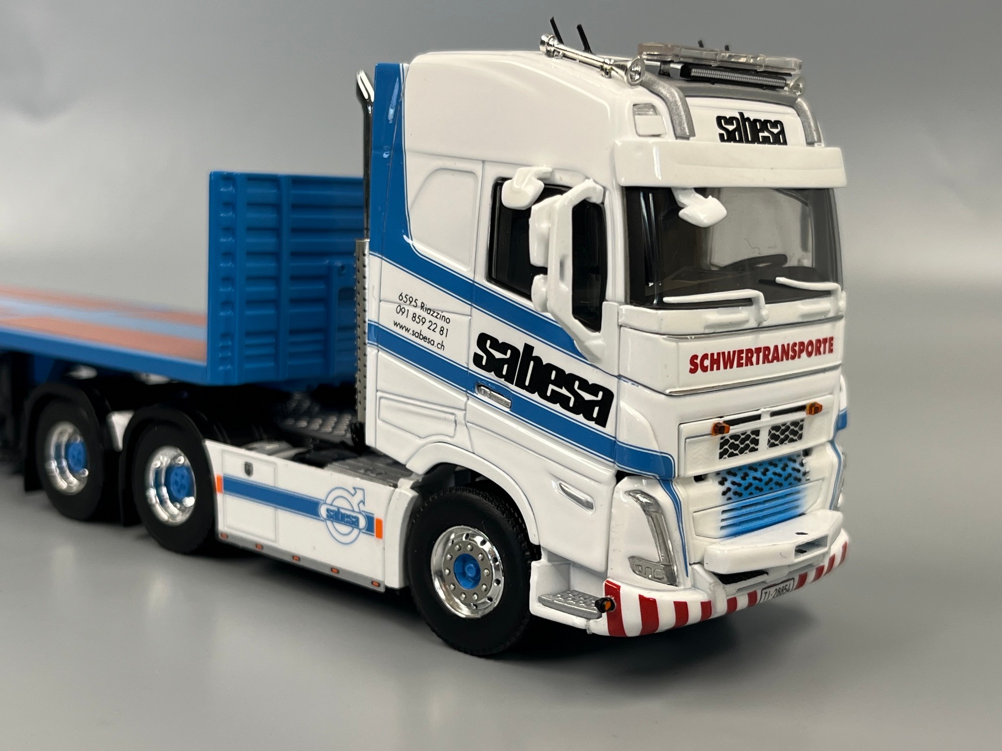 01-4856 - WSI - Volvo FH5 Globetrotter 6x4 mit 4achs Ballasttrailer - Sabesa - CH