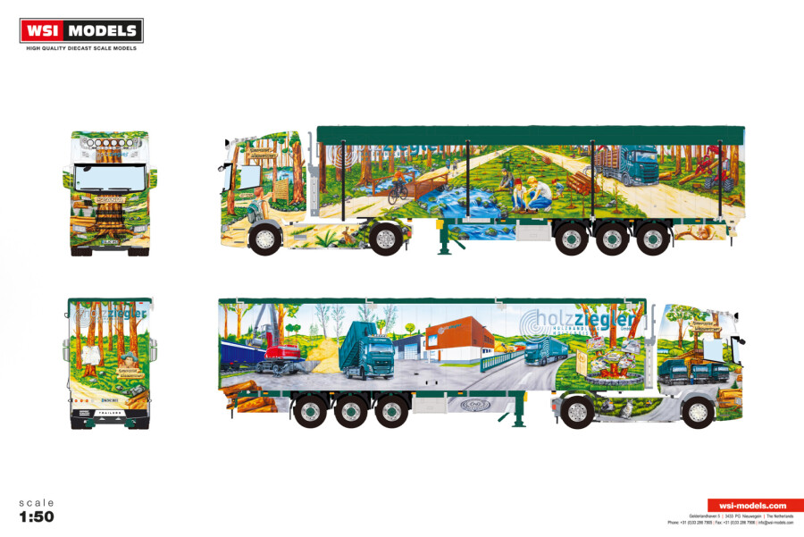 01-5490 - WSI - Scania S Highline CR20 4x2 mit 3achs Schubbodenauflieger - Holz-Ziegler - DE