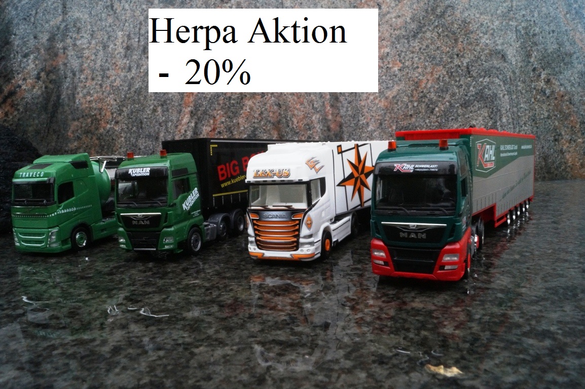 HERPA Modelle LKW Truck Sattelzug Gliederzug 1:87 Exclusiv Serie zum Wählen 