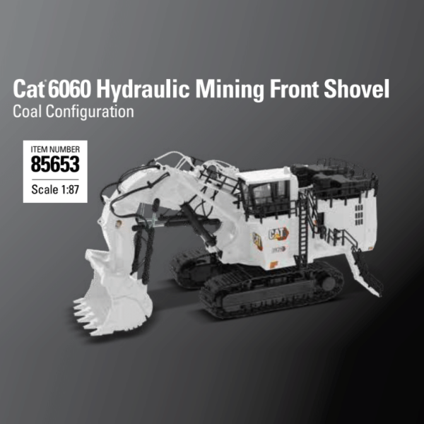 CAT 6060 Mining Hochlöffelbagger, weiß 1:87