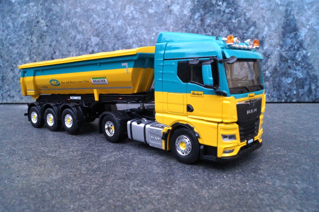TEKNO, MAN TGX GM 4x2 avec remorque citerne 3 essieux VAN HEESVELDE